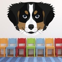 Jack Russell Head Dog Wall Sticker