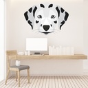 Dalmatian Head Dog Wall Sticker - Mod9