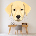 Golden Retriever Dog Wall Sticker - Mod9