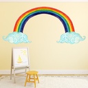 Watercolour Rainbow Wall Sticker