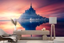 Mont-Saint-Michel Monastery Normandy France Wall Mural Wallpaper