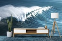 Blue Ocean Wave Wall Mural Wallpaper