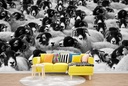 Black & White Sheep Wall Mural Wallpaper