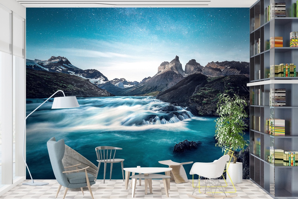 Rocky River Wall Mural Wallpaper