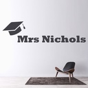 Personalised Teacher Classroom School Wall Sticker