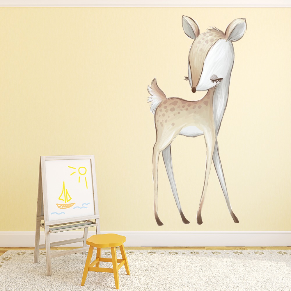 Cute Deer Nursery Wall Sticker