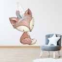 Cute Fox Nursery Wall Sticker