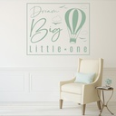 Dream Big Hot Air Balloon Wall Sticker