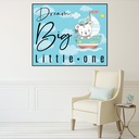 Blue Dream Big Sailboat Teddy Wall Sticker