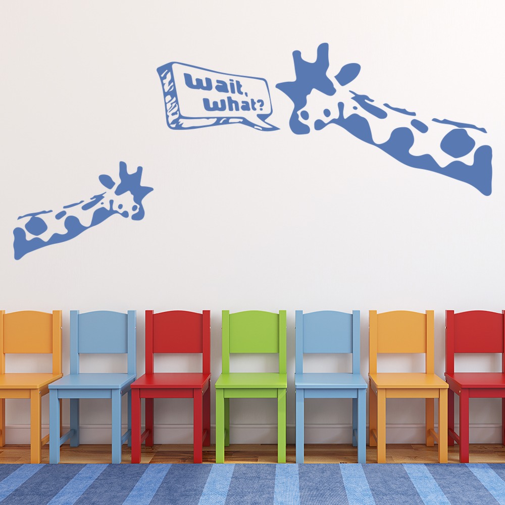 Say What Giraffe Banksy Wall Sticker