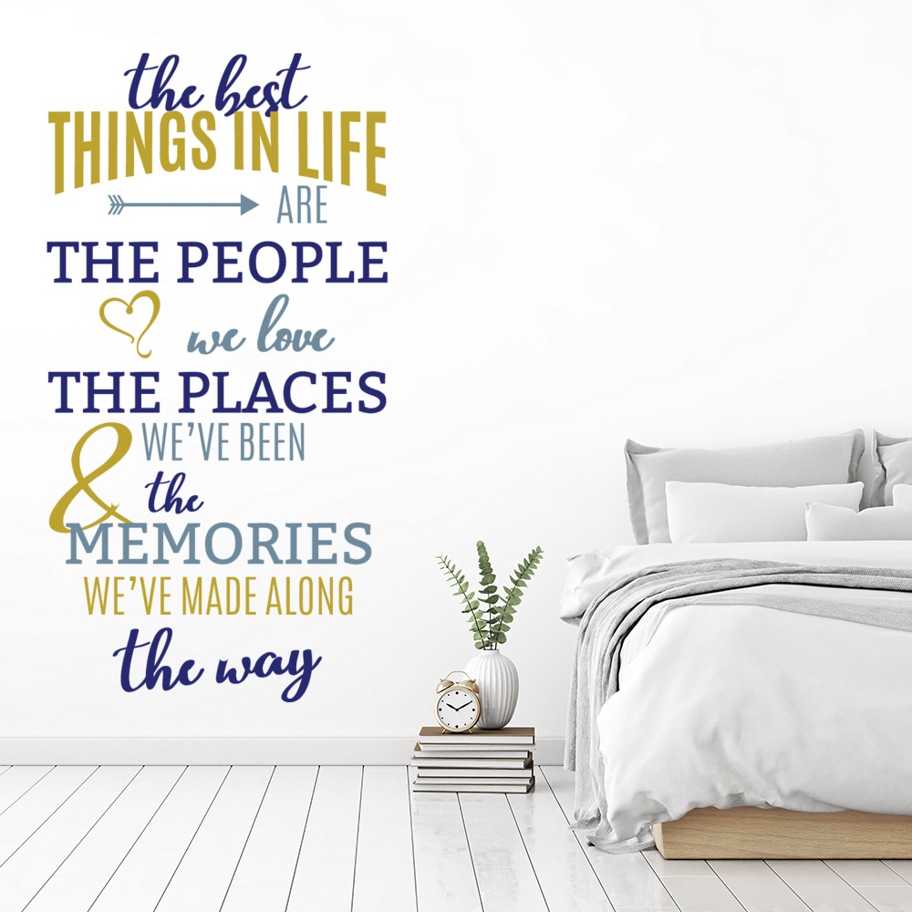 People, Places and Memories Life Wall Sticker