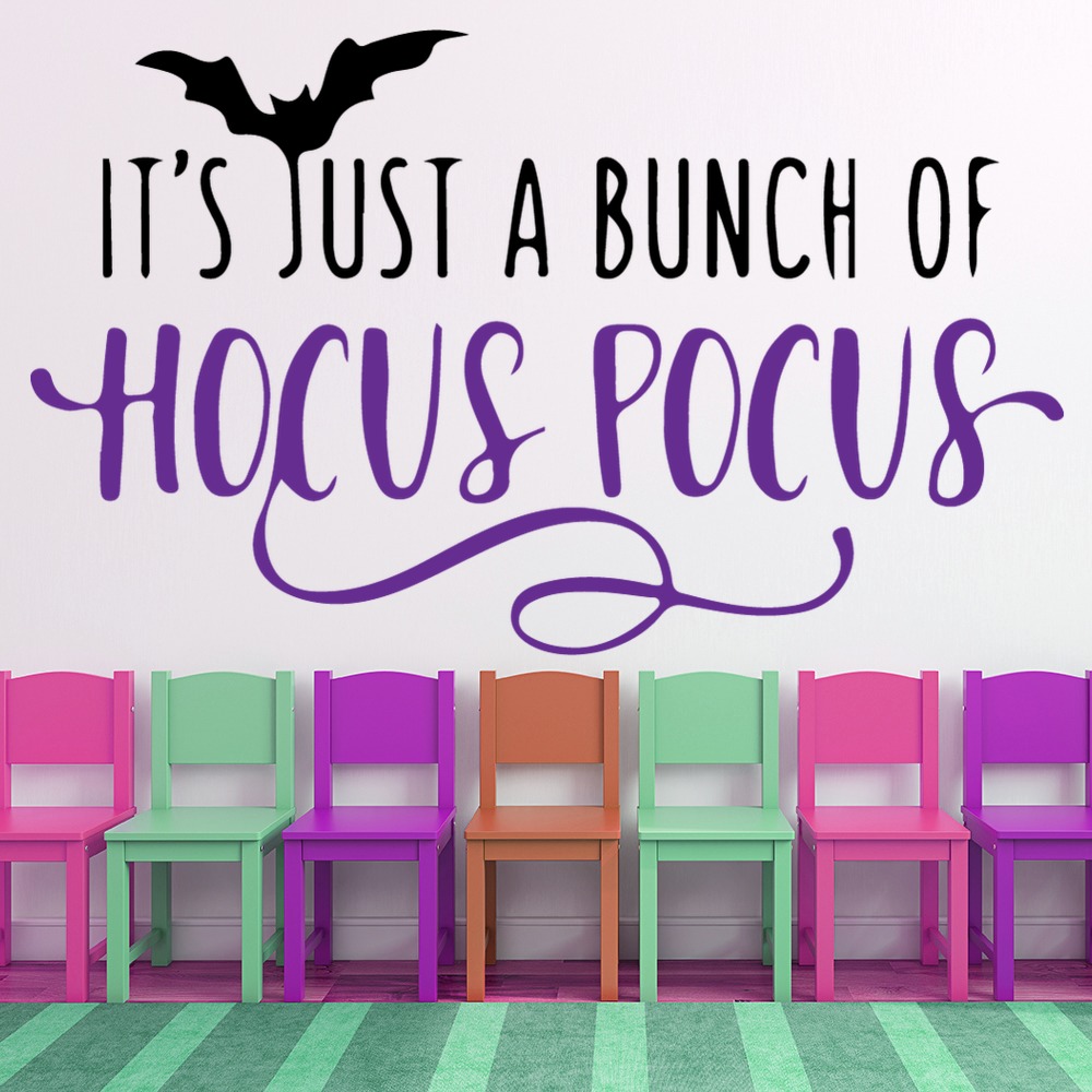 Bunch of Hocus Pocus Halloween Wall Sticker