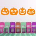 Jack-O'-Lantern Halloween Wall Sticker