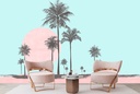Miami Beach Wall Mural by Andrea Haase