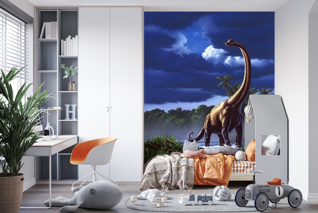 Brachiosaur I Wall Mural by Jerry Lofaro