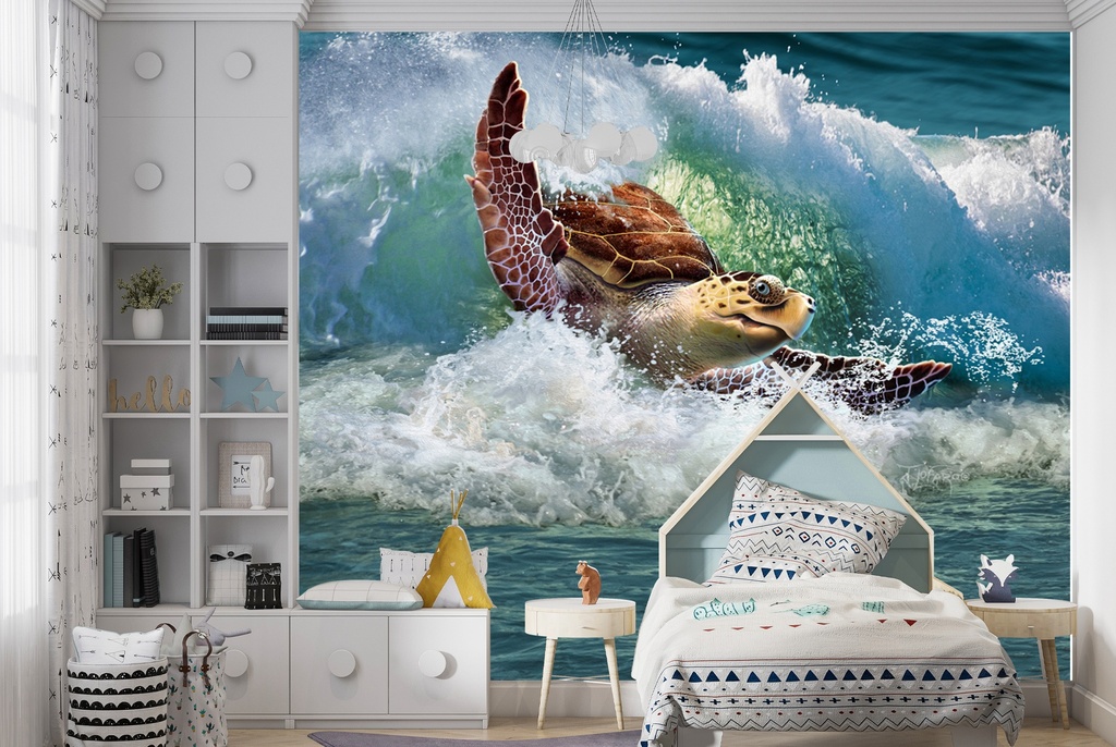 Shark I Wall Mural by Jerry Lofaro
