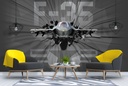 F35 Wall Mural by David Penfound