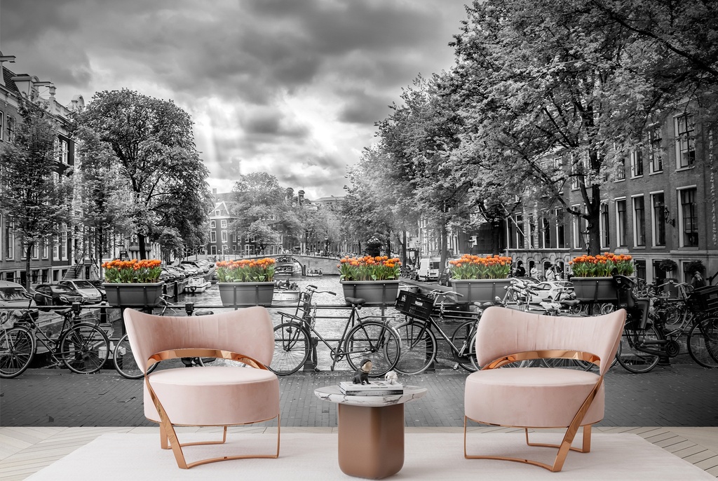 Typical Amsterdam Wall Mural by Melanie Viola - Mod4
