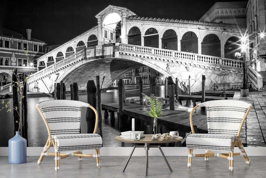 Venice Rialto Bridge Wall Mural by Melanie Viola