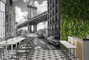 New York City Manhattan Bridge Wall Mural by Melanie Viola - Mod8