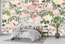 Colourful Peonies Wall Mural by Uta Naumann