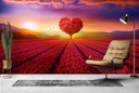 Heart Tree Wall Mural by Elena Dudina