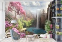 Shangi-La Wall Mural by Elena Dudina