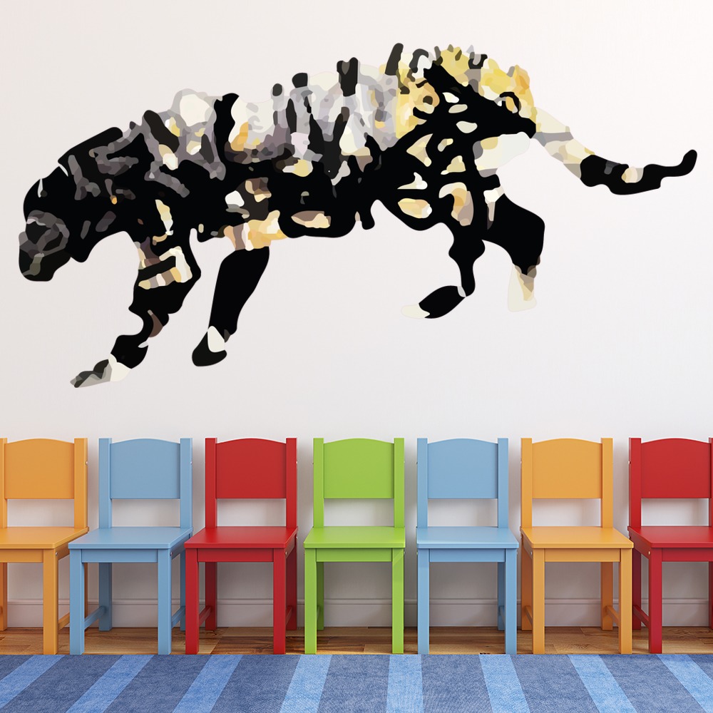 Graffiti Leopard Banksy Wall Sticker
