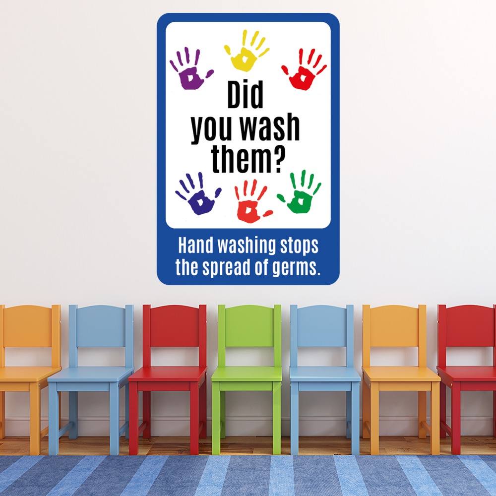 Did You Wash Them? Bathroom Wall Sticker