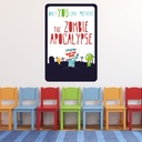 Wash Your Hands Zombie Apocalypse Wall Sticker