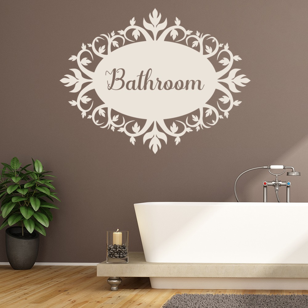 Bathroom Sign Wall Sticker