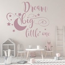 Dream Big Nursery Quote Wall Sticker
