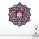 Pink Green Mandala Wall Sticker