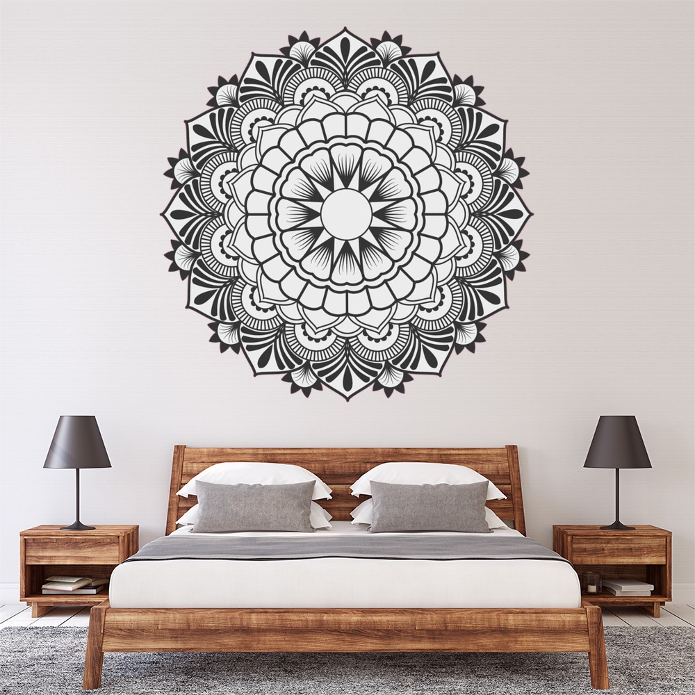 Black & White Mandala 2 Wall Sticker