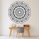 Black & White Mandala 6 Wall Sticker