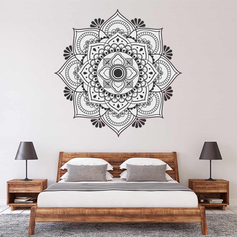 Black & White Mandala 7 Wall Sticker