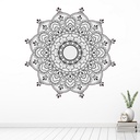 Black & White Mandala 8 Wall Sticker