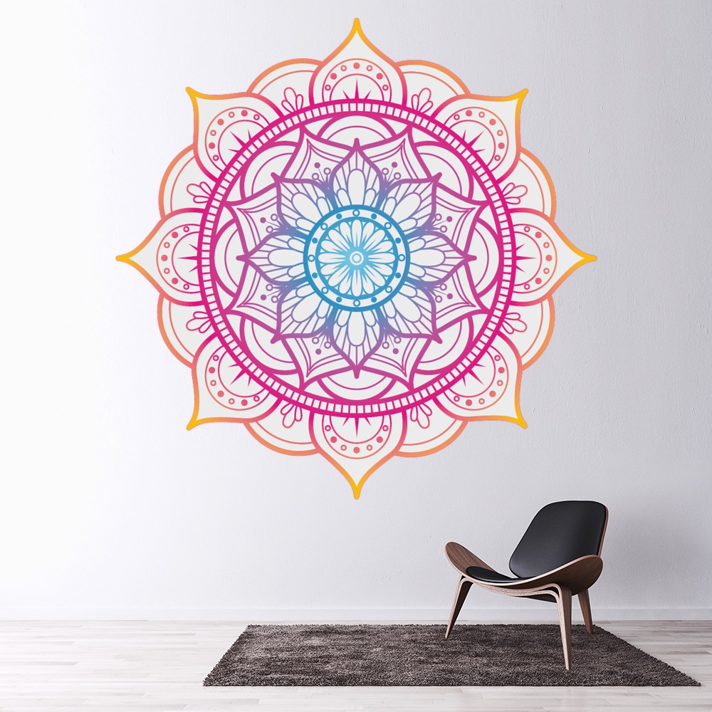 Pink Mandala Wall Sticker