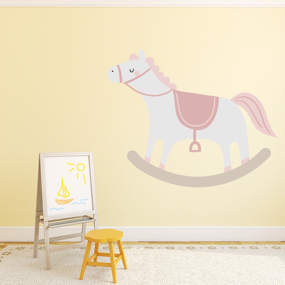 Rocking Horse Nursery Wall Sticker