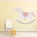 Rocking Horse Nursery Wall Sticker