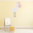 It's A Girl Stork Nursery Baby Wall Sticker