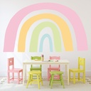Pink, Orange, Green Rainbow Wall Sticker