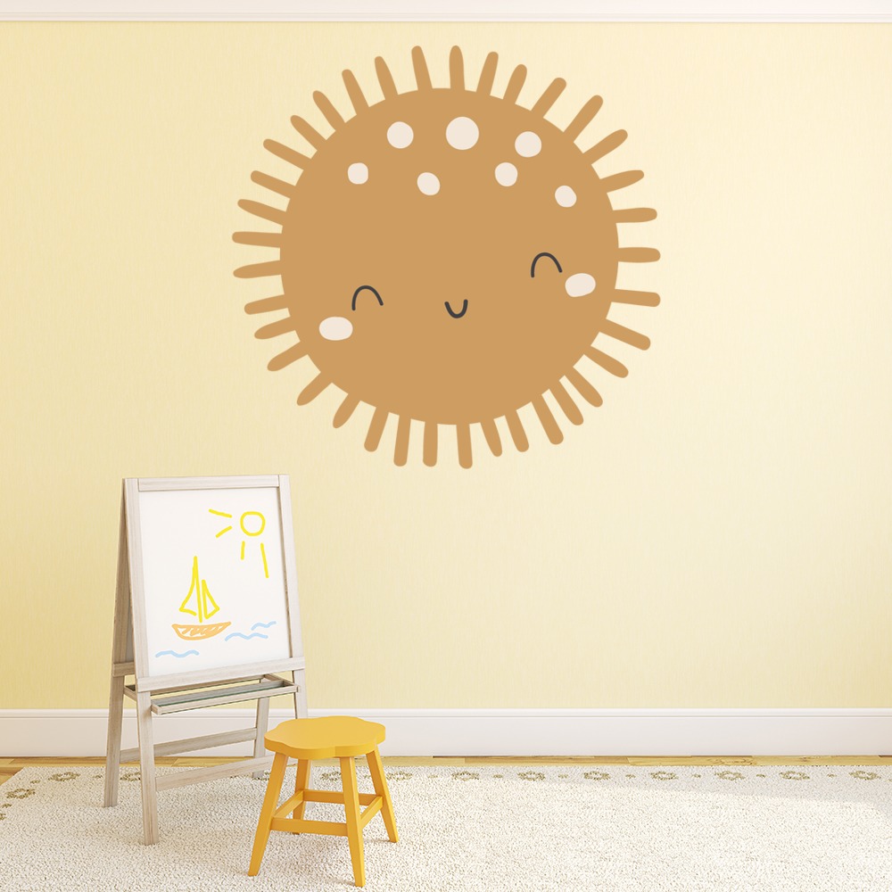 Happy Sun Nursery Wall Sticker