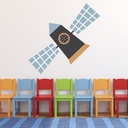 Space Satellite Nursery Wall Sticker