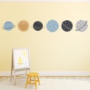 Space Planets Nursery Wall Sticker