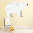Winter Bear Woodland Nursery Wall Sticker