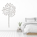 Grey Tree Woodland Nursery Wall Sticker