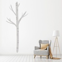 Tall Grey Winter Tree Woodland Wall Sticker