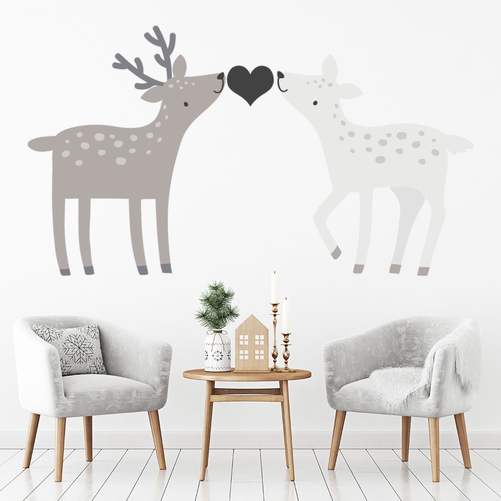 Deer & Stag Woodland Animals Wall Sticker