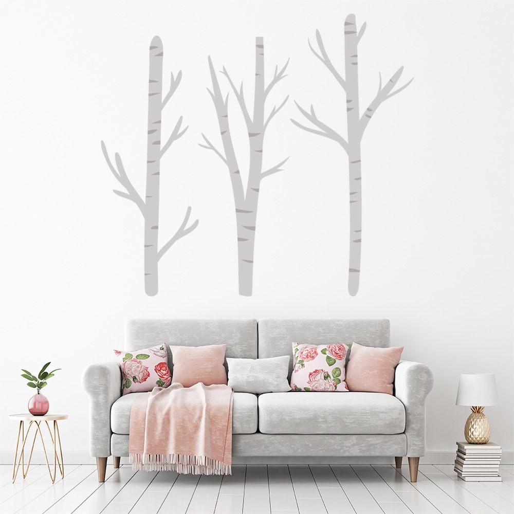 Winter Trees Woodland Wall Sticker